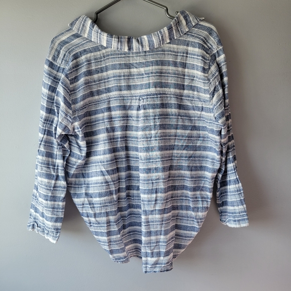 Hollister Cotton Wrap Blouse sz M - Picture 5 of 9